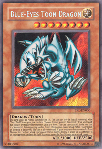 Blue-Eyes Toon Dragon [SRL-EN000] Secret Rare | L.A. Mood Comics and Games