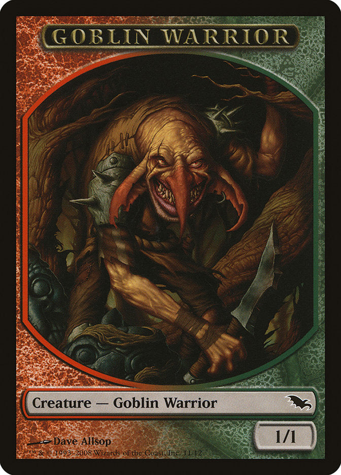 Goblin Warrior Token [Shadowmoor Tokens] | L.A. Mood Comics and Games