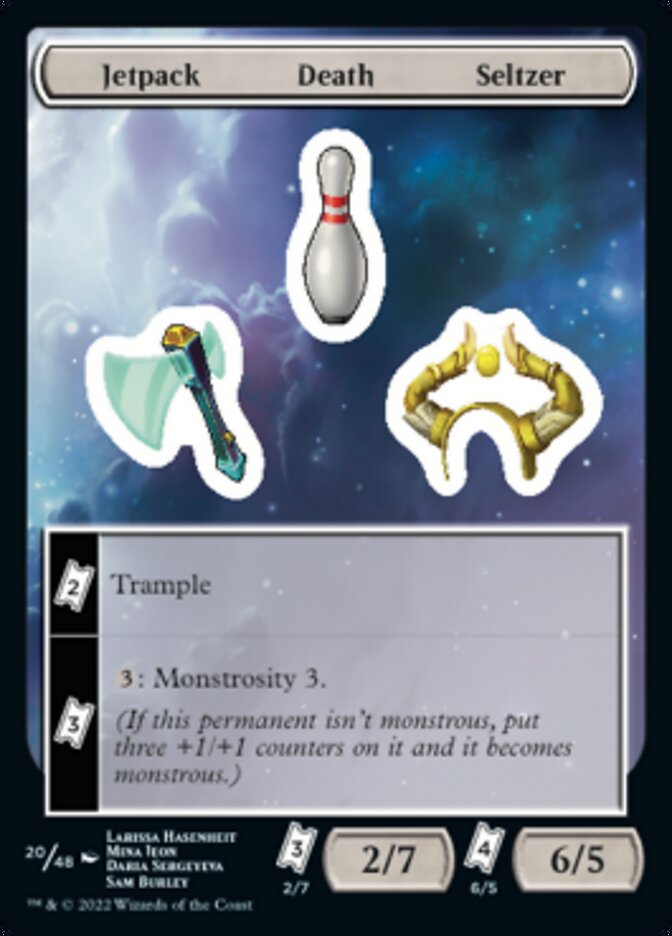 Jetpack Death Seltzer [Unfinity Stickers] | L.A. Mood Comics and Games