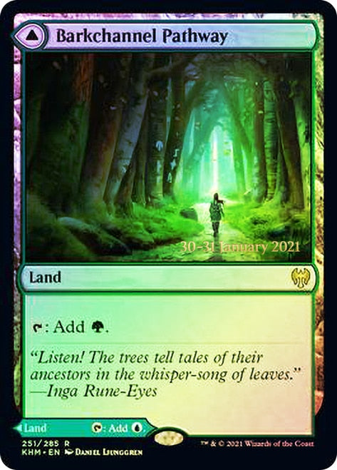 Barkchannel Pathway // Tidechannel Pathway [Kaldheim Prerelease Promos] | L.A. Mood Comics and Games