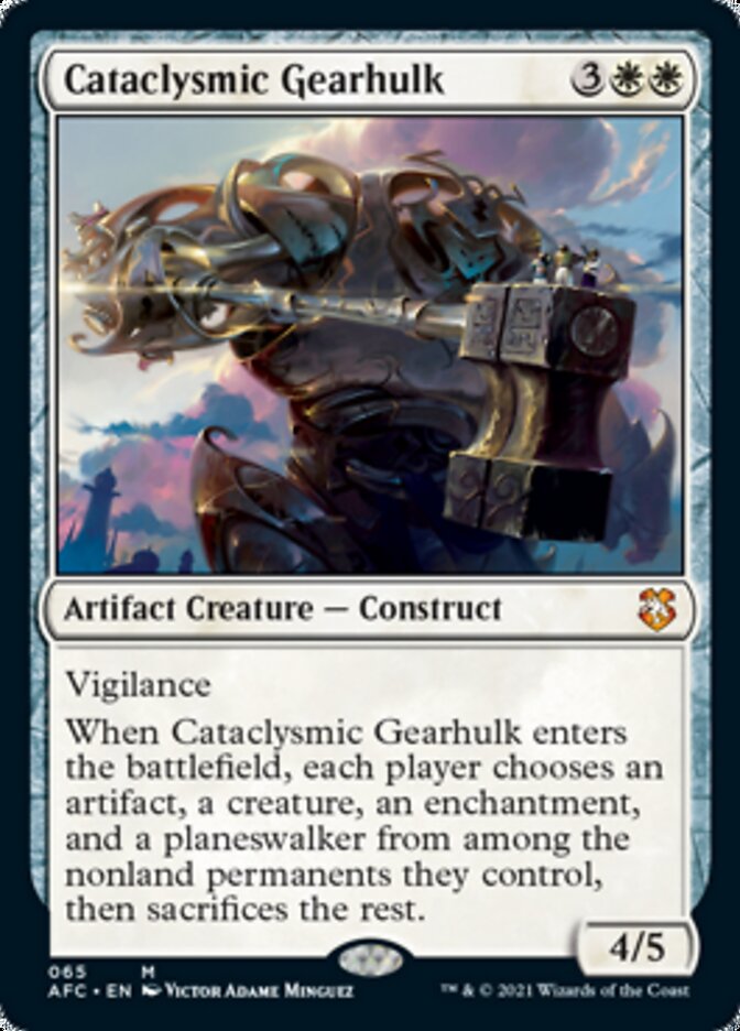 Cataclysmic Gearhulk [Dungeons & Dragons: Adventures in the Forgotten Realms Commander] | L.A. Mood Comics and Games