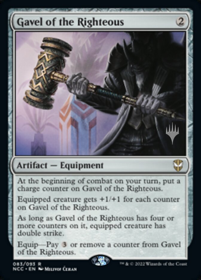 Gavel of the Righteous (Promo Pack) [Streets of New Capenna Commander Promos] | L.A. Mood Comics and Games