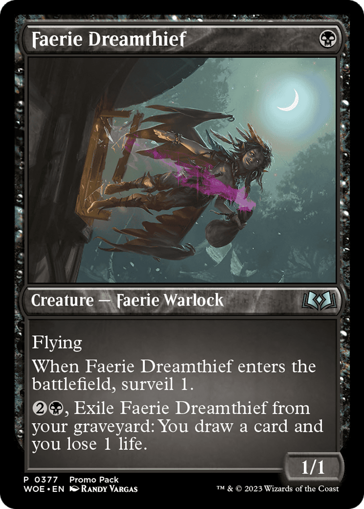 Faerie Dreamthief (Promo Pack) [Wilds of Eldraine Promos] | L.A. Mood Comics and Games