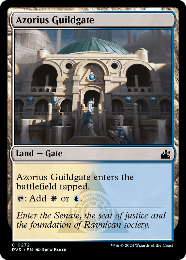 Azorius Guildgate [Ravnica Remastered] | L.A. Mood Comics and Games