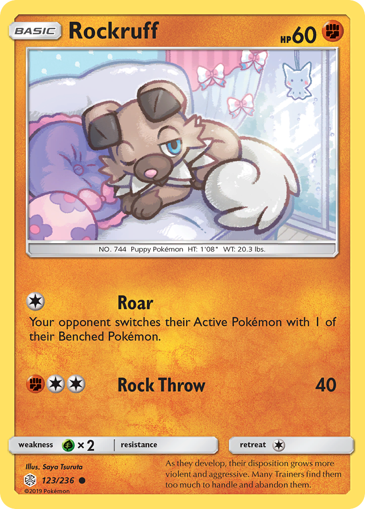 Rockruff (123/236) [Sun & Moon: Cosmic Eclipse] | L.A. Mood Comics and Games
