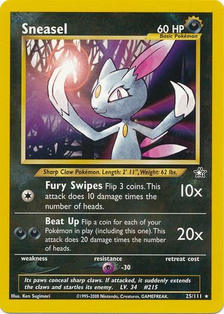 Sneasel (25/111) [Neo Genesis Unlimited] | L.A. Mood Comics and Games