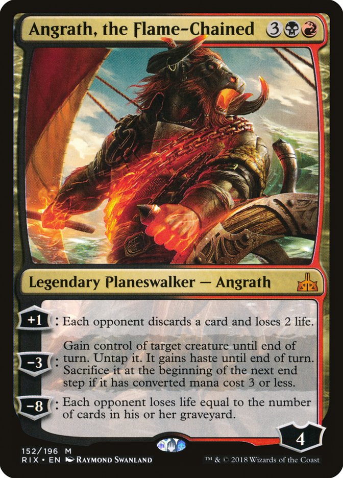 Angrath, the Flame-Chained [Rivals of Ixalan] | L.A. Mood Comics and Games