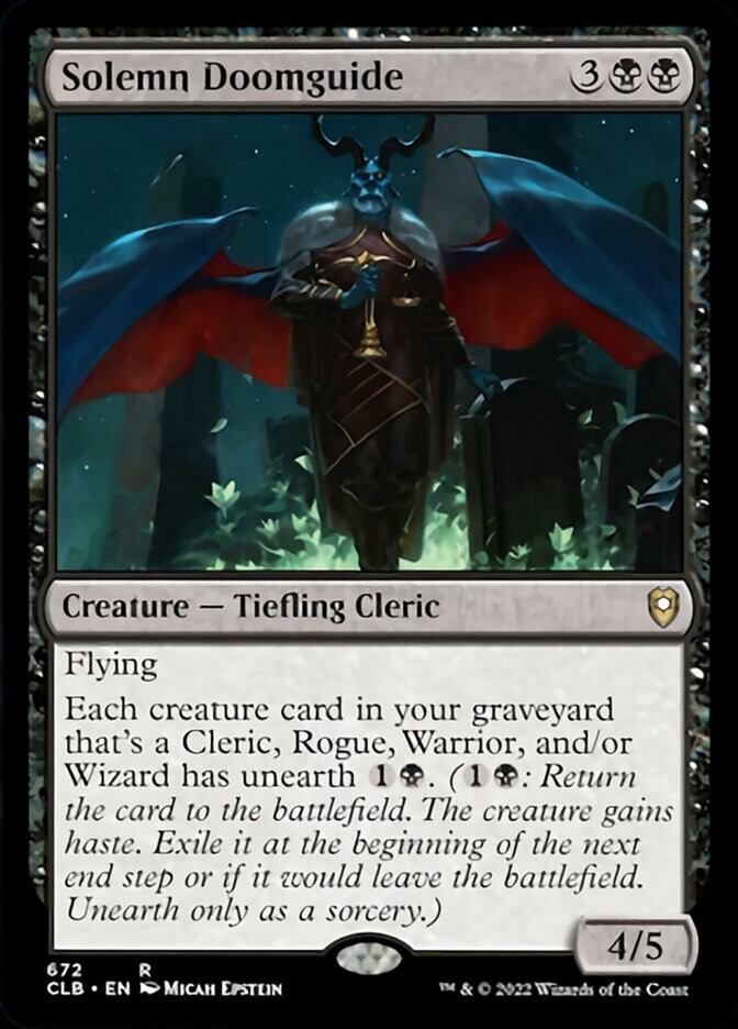 Solemn Doomguide [Commander Legends: Battle for Baldur's Gate] | L.A. Mood Comics and Games