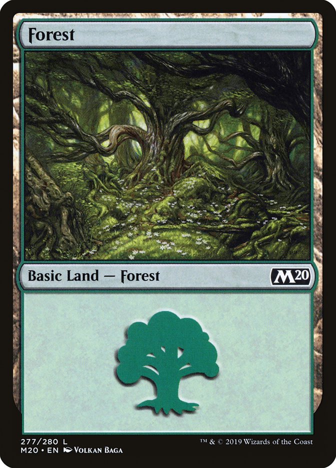 Forest (277) [Core Set 2020] | L.A. Mood Comics and Games