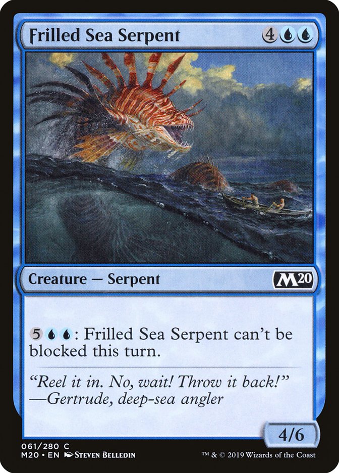 Frilled Sea Serpent [Core Set 2020] | L.A. Mood Comics and Games