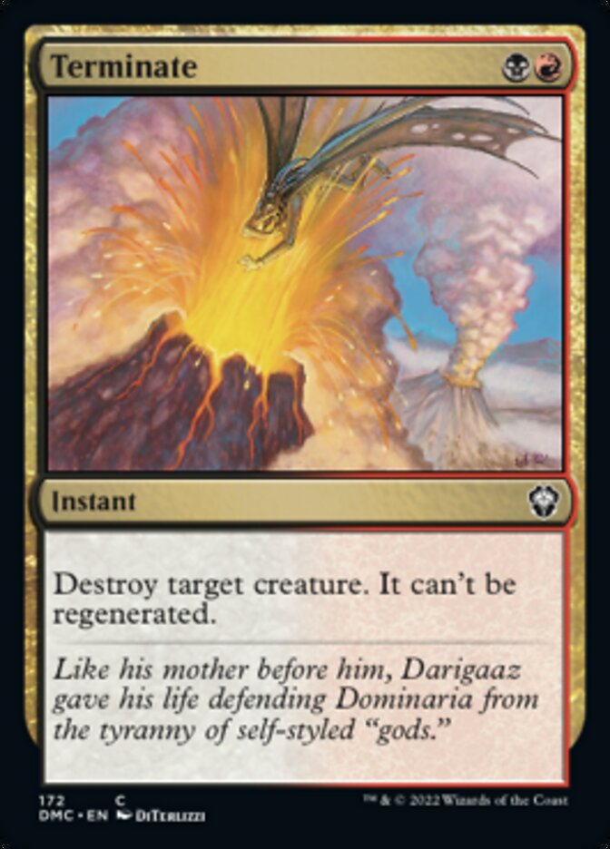 Terminate [Dominaria United Commander] | L.A. Mood Comics and Games