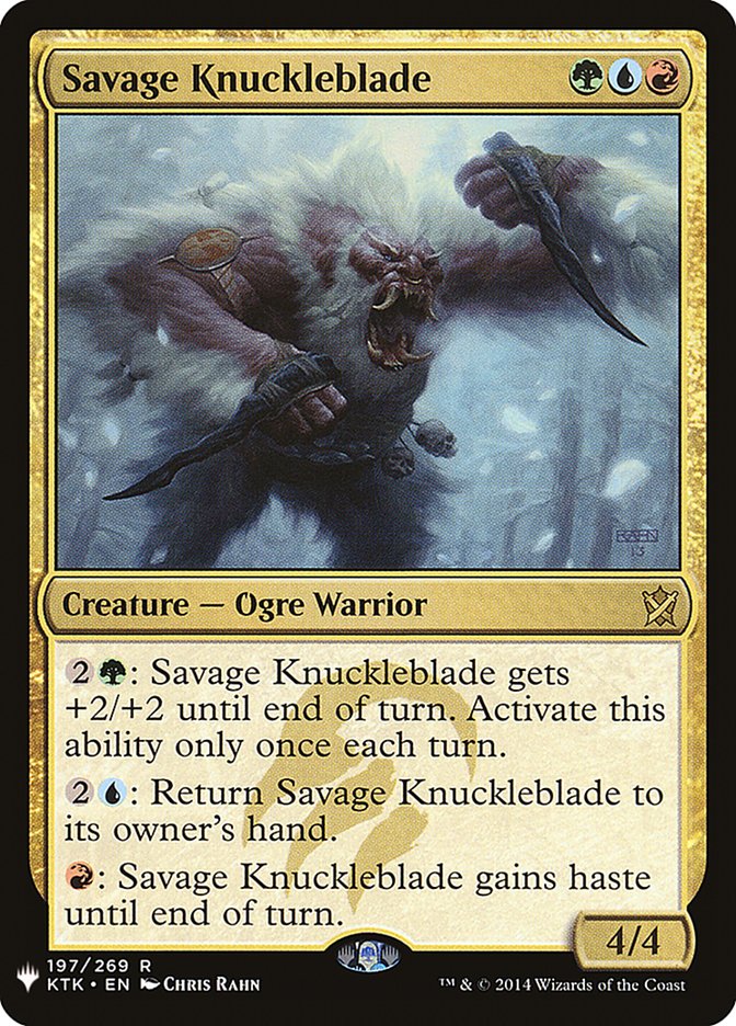 Savage Knuckleblade [Mystery Booster] | L.A. Mood Comics and Games