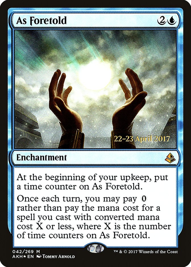 As Foretold [Amonkhet Prerelease Promos] | L.A. Mood Comics and Games