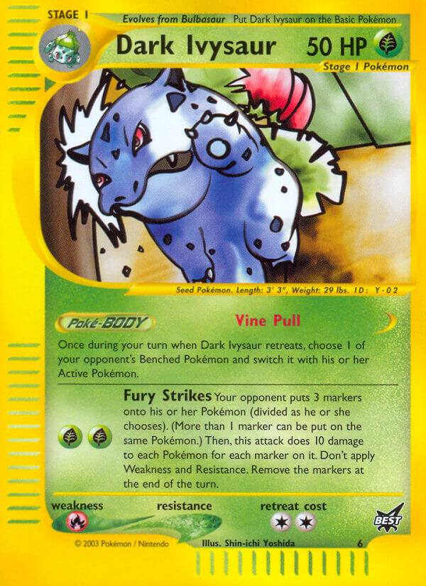 Dark Ivysaur (6) [Best of Promos] | L.A. Mood Comics and Games