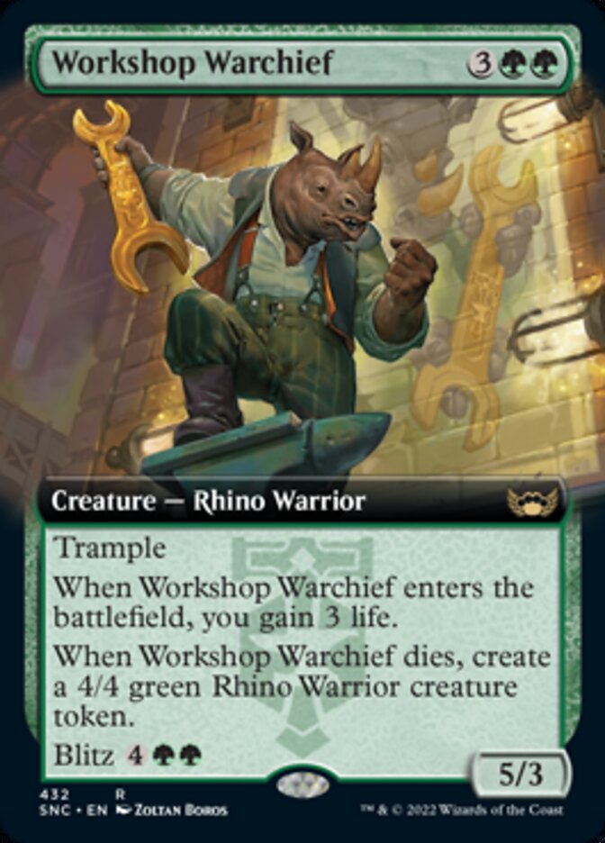 Workshop Warchief (Extended Art) [Streets of New Capenna] | L.A. Mood Comics and Games