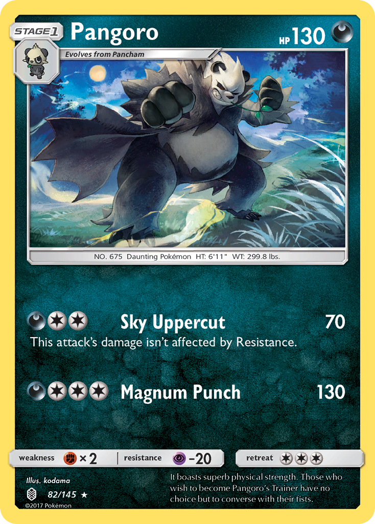 Pangoro (82/145) [Sun & Moon: Guardians Rising] | L.A. Mood Comics and Games