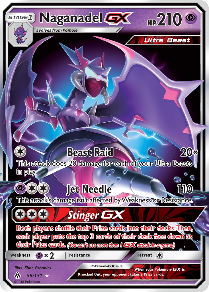 Naganadel GX (56/131) [Sun & Moon: Forbidden Light] | L.A. Mood Comics and Games