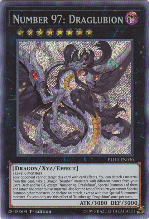 Number 97: Draglubion [BLHR-EN030] Secret Rare | L.A. Mood Comics and Games