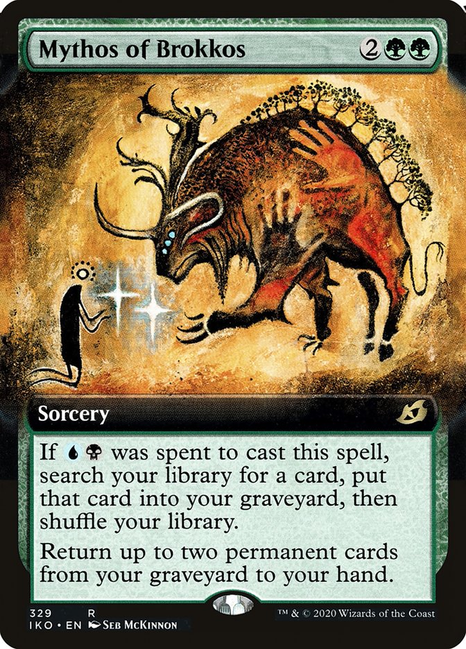Mythos of Brokkos (Extended Art) [Ikoria: Lair of Behemoths] | L.A. Mood Comics and Games