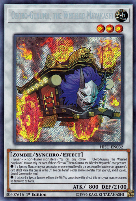 Oboro-Guruma, the Wheeled Mayakashi [HISU-EN032] Secret Rare | L.A. Mood Comics and Games