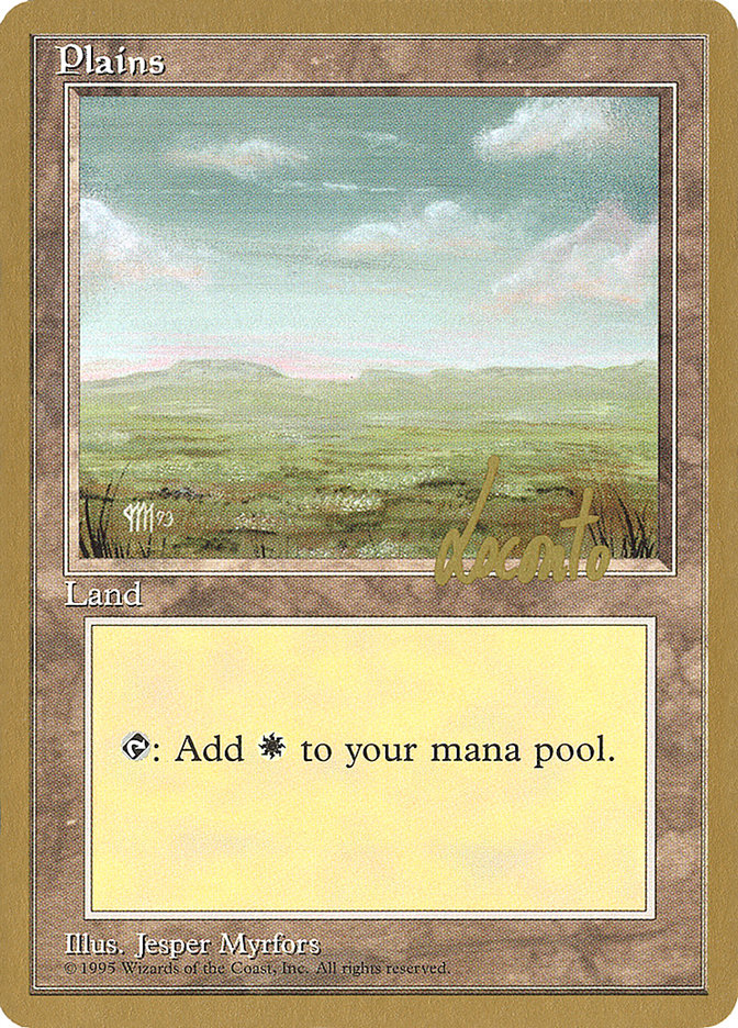 Plains (ml364) (Michael Loconto) [Pro Tour Collector Set] | L.A. Mood Comics and Games