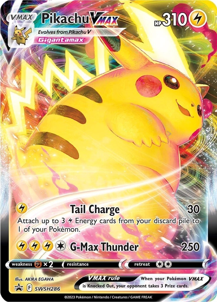Pikachu VMAX (SWSH286) (Jumbo Card) [Sword & Shield: Black Star Promos] | L.A. Mood Comics and Games