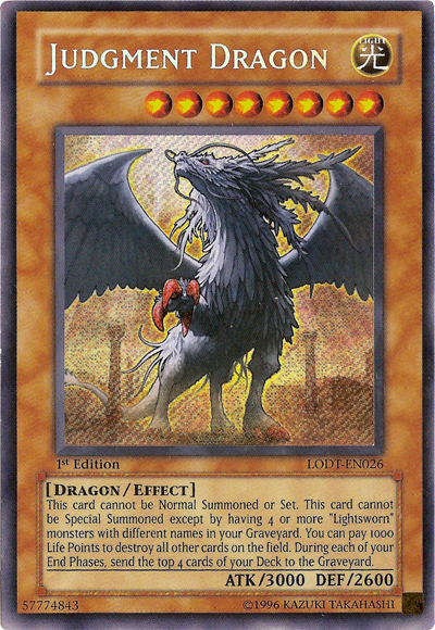 Judgment Dragon [LODT-EN026] Secret Rare | L.A. Mood Comics and Games