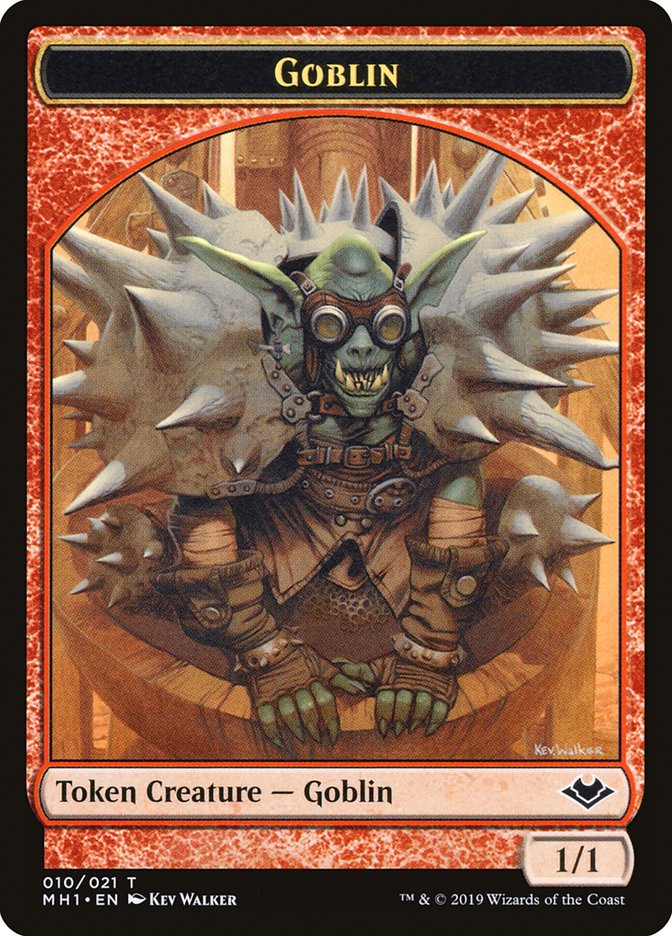 Goblin (010) // Wrenn and Six Emblem Double-Sided Token [Modern Horizons Tokens] | L.A. Mood Comics and Games