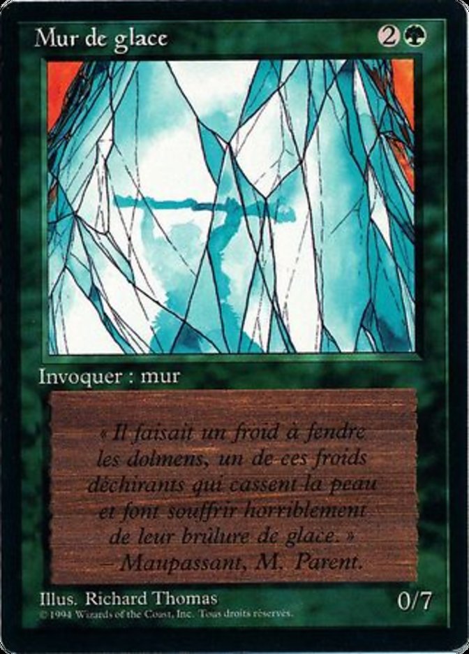 Wall of Ice [Foreign Black Border] | L.A. Mood Comics and Games