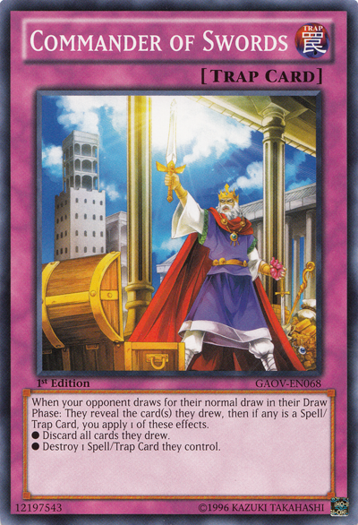 Commander of Swords [GAOV-EN068] Common | L.A. Mood Comics and Games