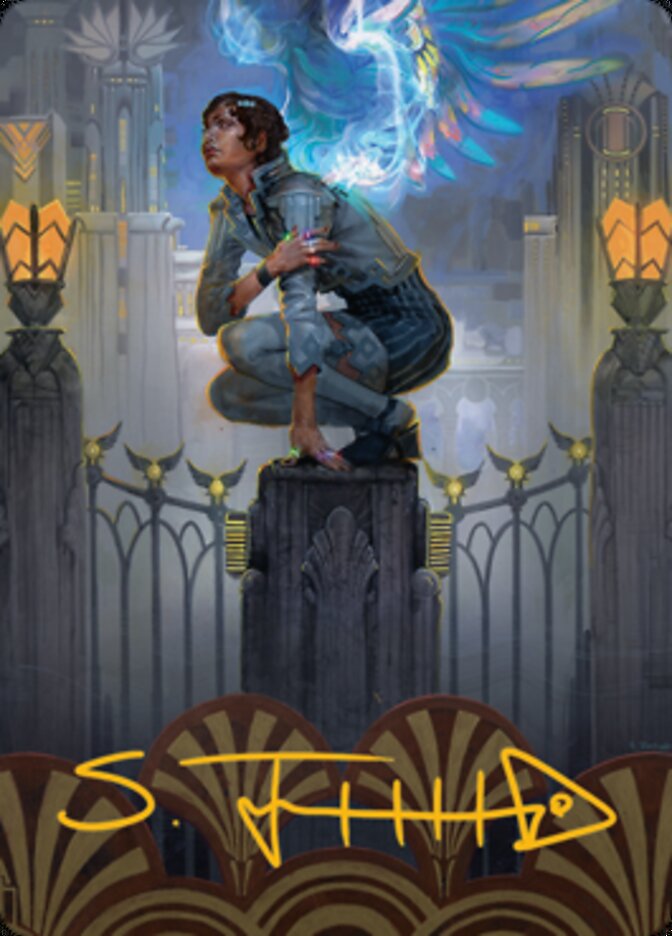 Giada, Font of Hope 2 Art Card (Gold-Stamped Signature) [Streets of New Capenna Art Series] | L.A. Mood Comics and Games