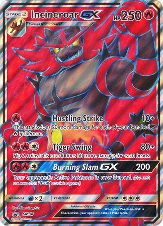 Incineroar GX (SM38) (Jumbo Card) [Sun & Moon: Black Star Promos] | L.A. Mood Comics and Games