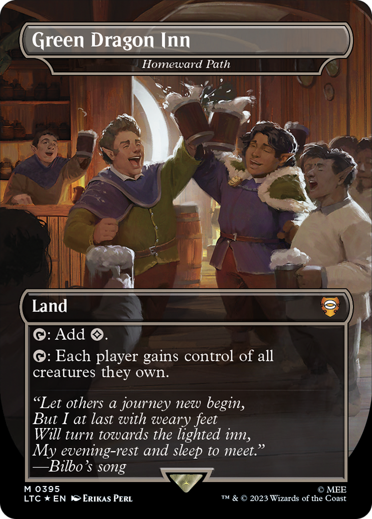 Green Dragon Inn - Homeward Path (Surge Foil Realms and Relics) [The Lord of the Rings: Tales of Middle-Earth Commander] | L.A. Mood Comics and Games