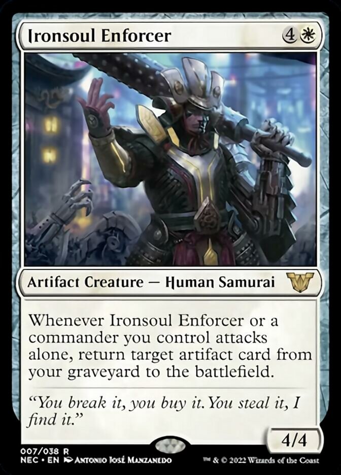 Ironsoul Enforcer [Kamigawa: Neon Dynasty Commander] | L.A. Mood Comics and Games