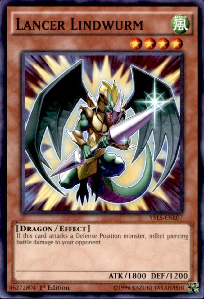 Lancer Lindwurm [YS15-ENL07] Common | L.A. Mood Comics and Games