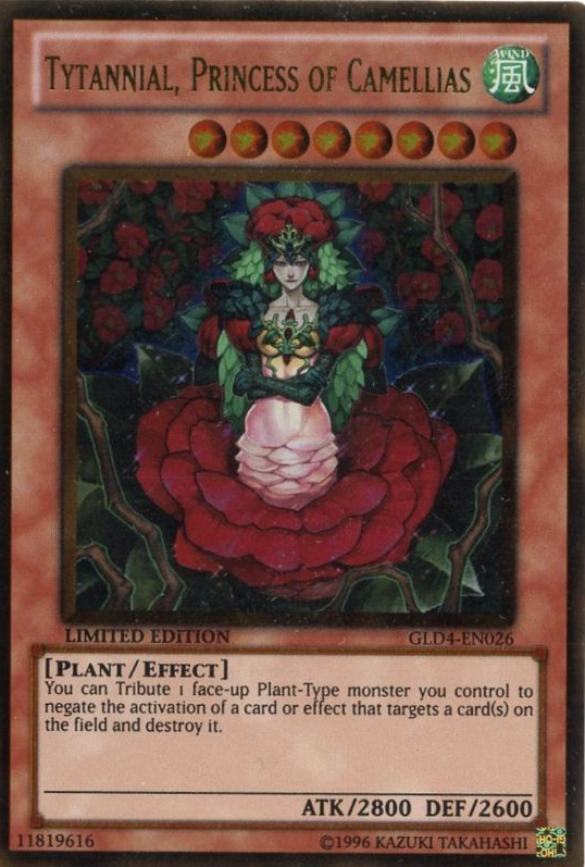 Tytannial, Princess of Camellias [GLD4-EN026] Gold Rare | L.A. Mood Comics and Games