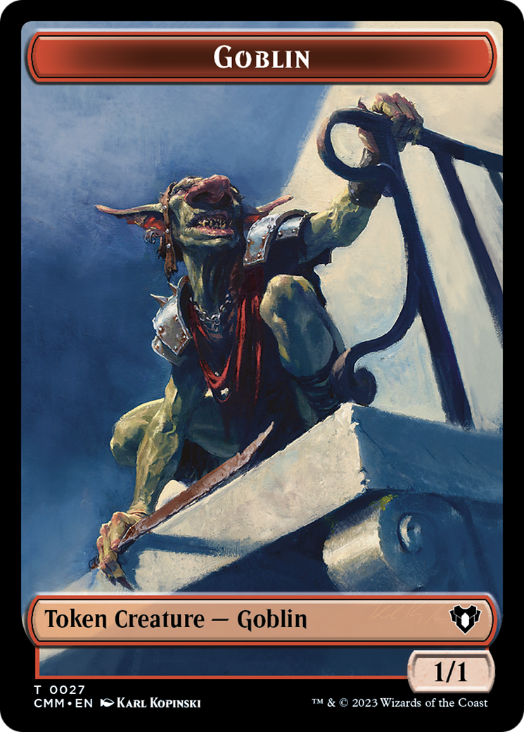 Goblin Token [Commander Masters Tokens] | L.A. Mood Comics and Games