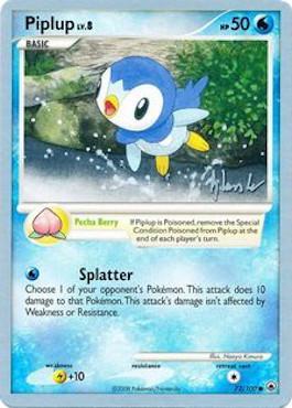 Piplup LV.8 (72/100) (Empotech - Dylan Lefavour) [World Championships 2008] | L.A. Mood Comics and Games