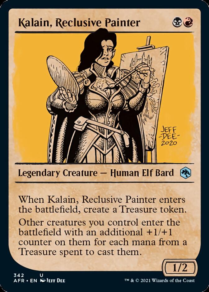 Kalain, Reclusive Painter (Showcase) [Dungeons & Dragons: Adventures in the Forgotten Realms] | L.A. Mood Comics and Games