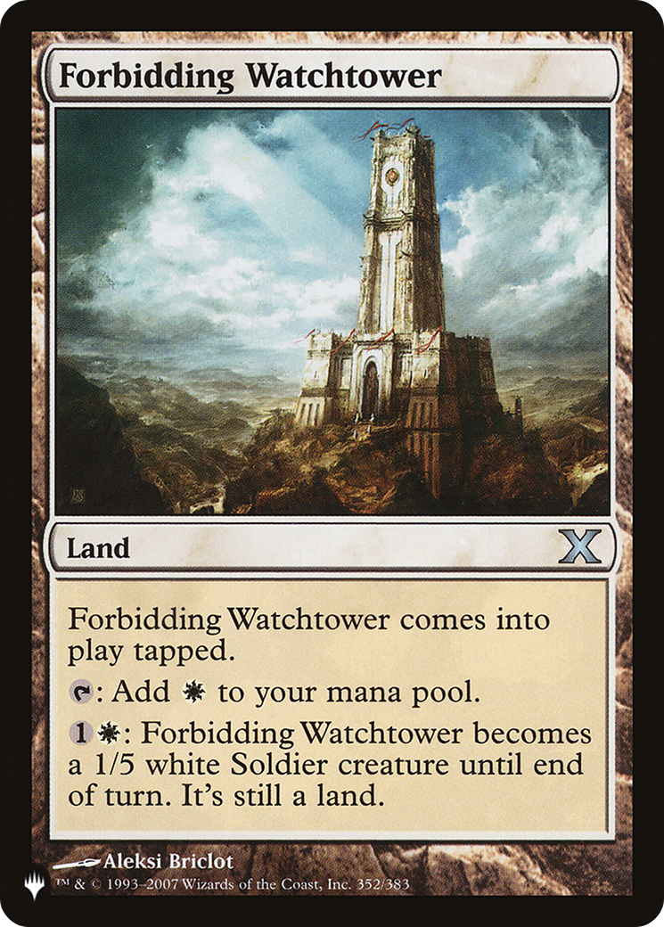 Forbidding Watchtower [The List] | L.A. Mood Comics and Games