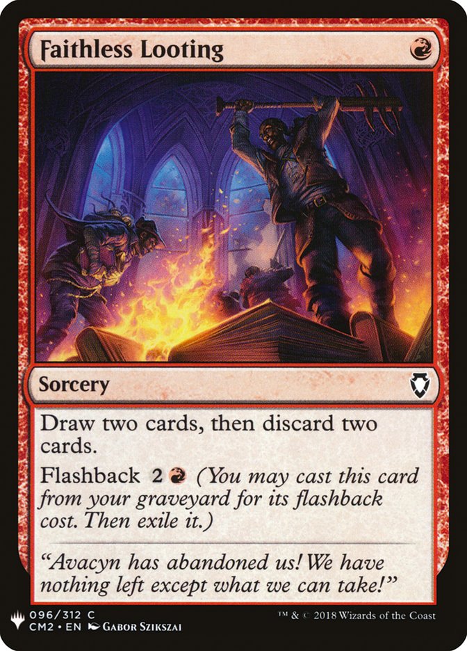 Faithless Looting [Mystery Booster] | L.A. Mood Comics and Games