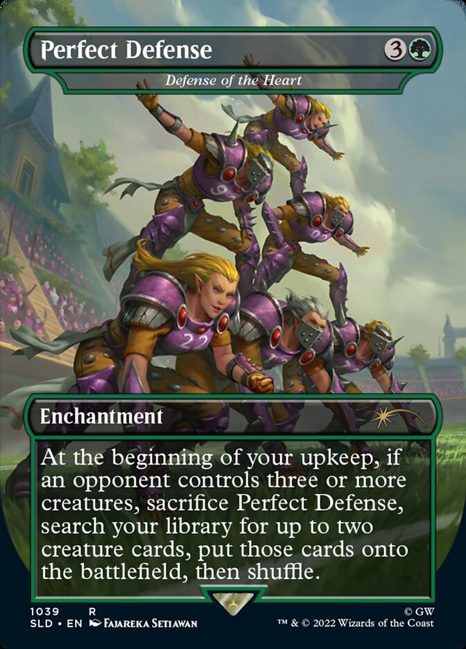 Perfect Defense - Defense of the Heart (Borderless) [Secret Lair Drop Series] | L.A. Mood Comics and Games
