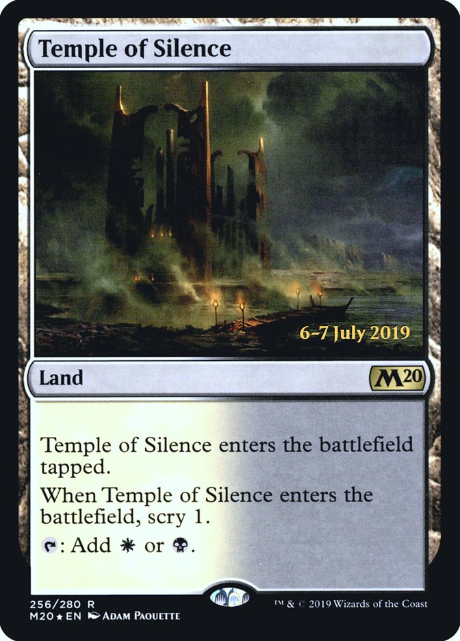 Temple of Silence [Core Set 2020 Prerelease Promos] | L.A. Mood Comics and Games