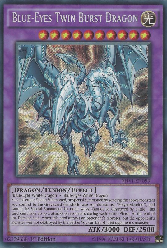 Blue-Eyes Twin Burst Dragon [SHVI-EN099] Secret Rare | L.A. Mood Comics and Games