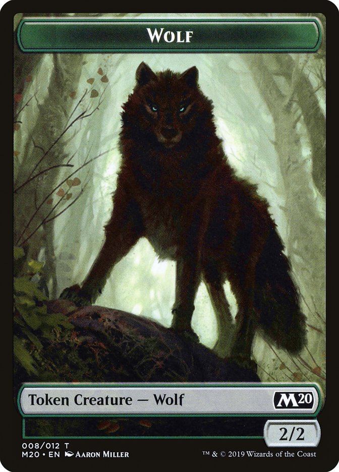 Zombie // Wolf Double-Sided Token [Game Night 2019 Tokens] | L.A. Mood Comics and Games