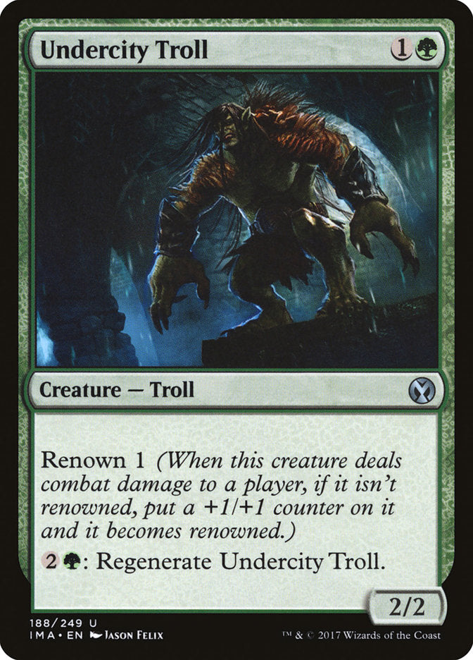 Undercity Troll [Iconic Masters] | L.A. Mood Comics and Games
