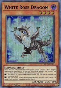 White Rose Dragon (Green) [LDS2-EN109] Ultra Rare | L.A. Mood Comics and Games