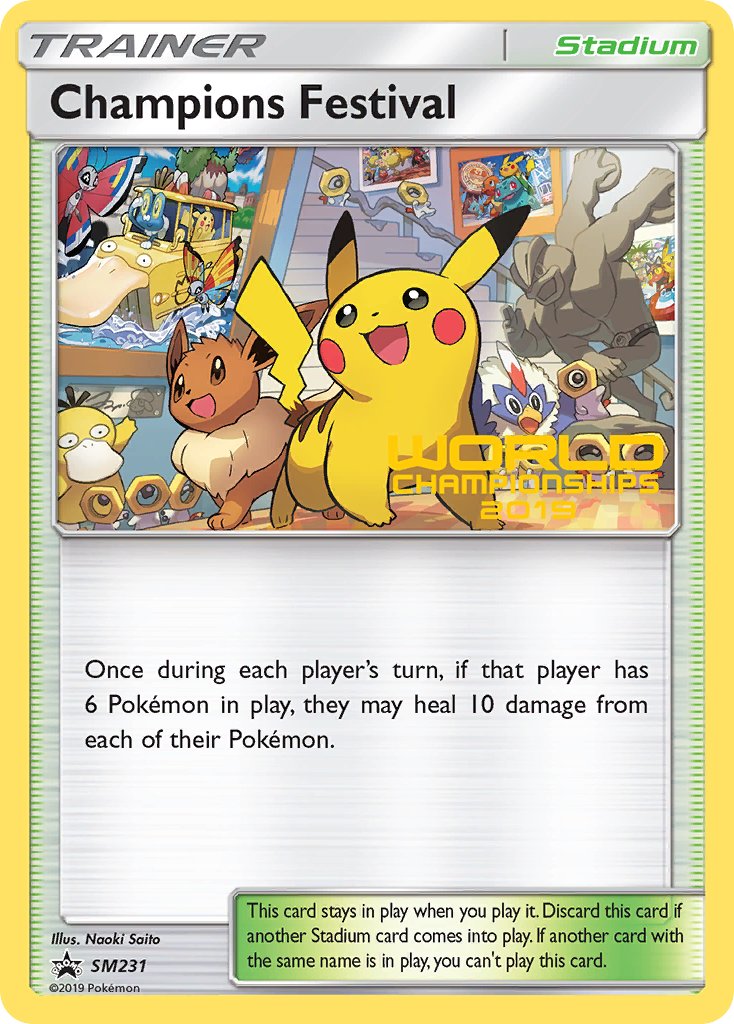 Champions Festival (SM231) (Quarter Finalist 2019) [Sun & Moon: Black Star Promos] | L.A. Mood Comics and Games