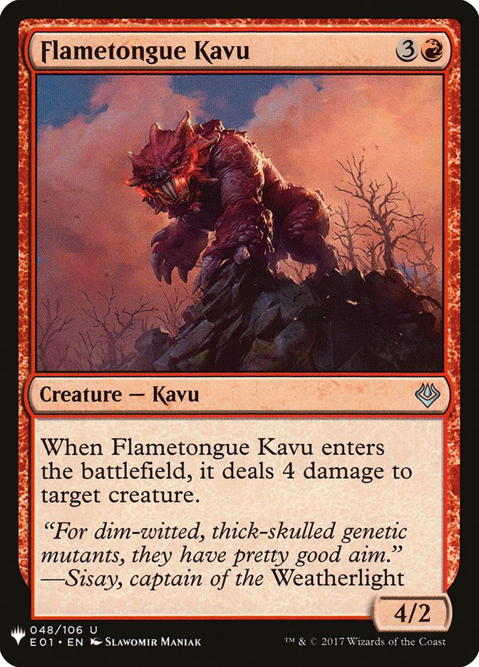 Flametongue Kavu [Mystery Booster] | L.A. Mood Comics and Games