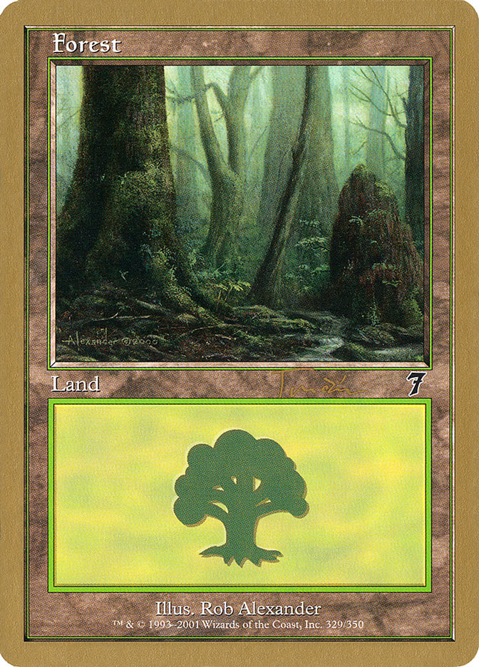 Forest (jt329) (Jan Tomcani) [World Championship Decks 2001] | L.A. Mood Comics and Games